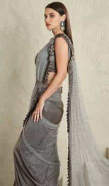pre stitched saree