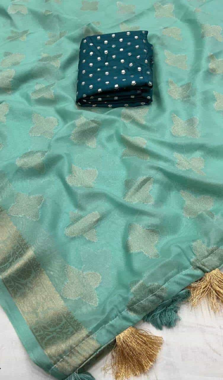 tissue georgette saree