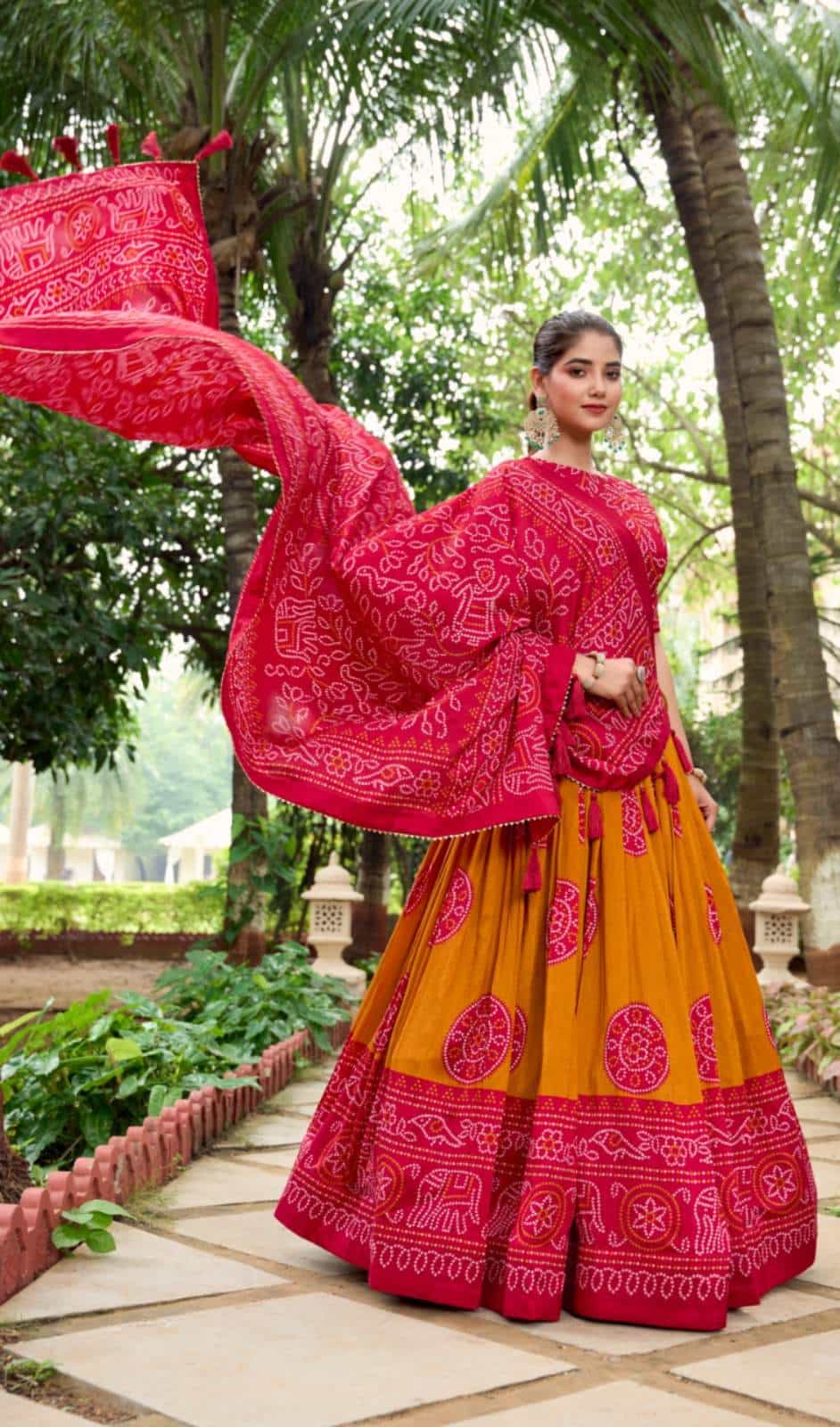 embroidered lehenga