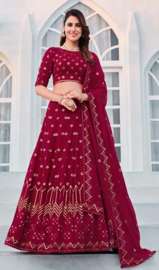 georgette lehenga choli