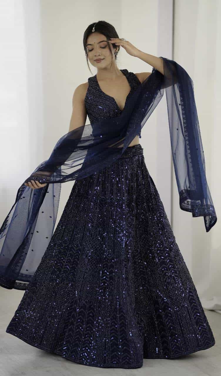 net lehenga set