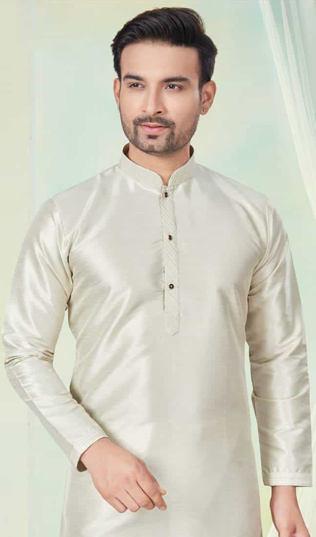 Cream Color Kurta Pajama