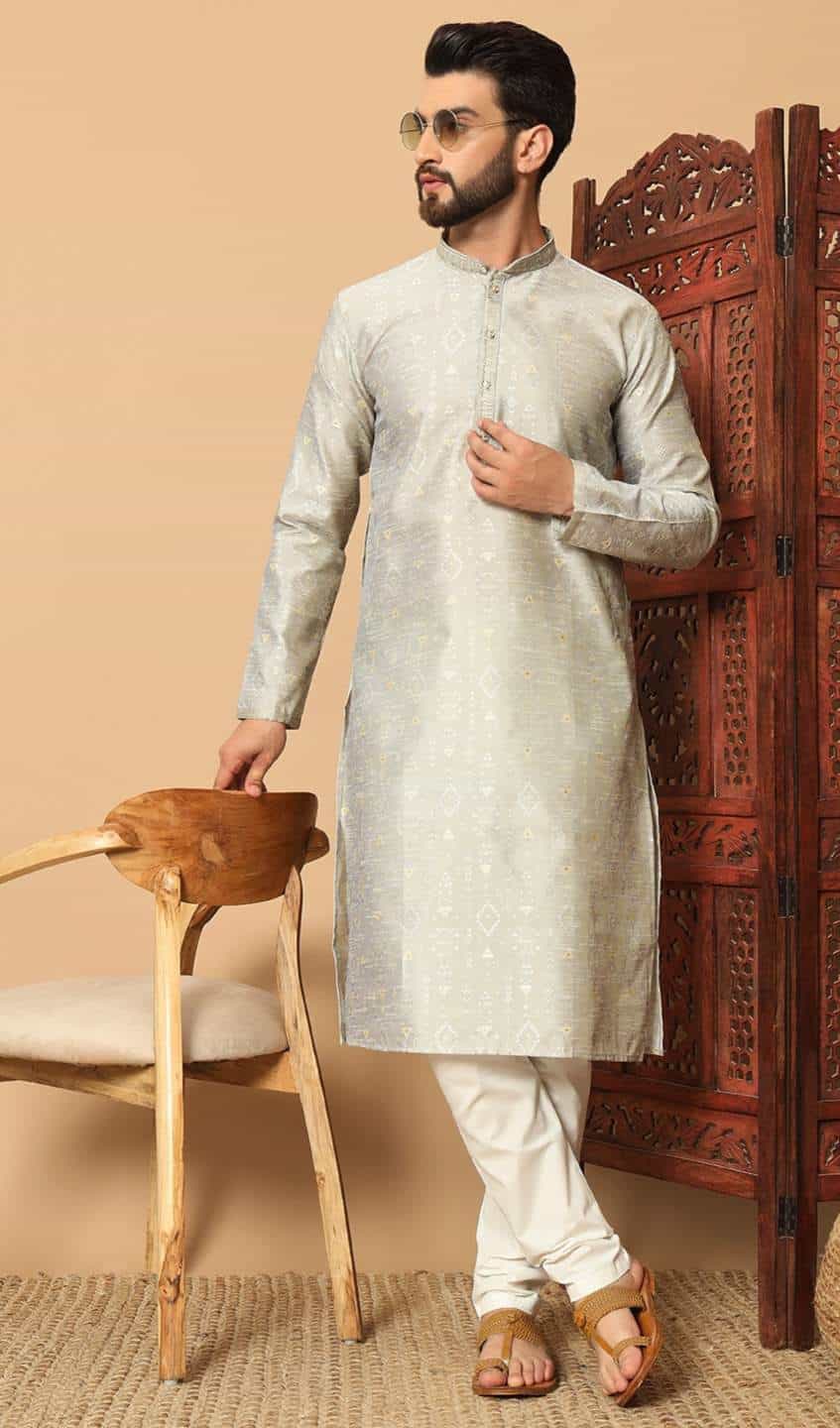 Beige Kurta Pajama