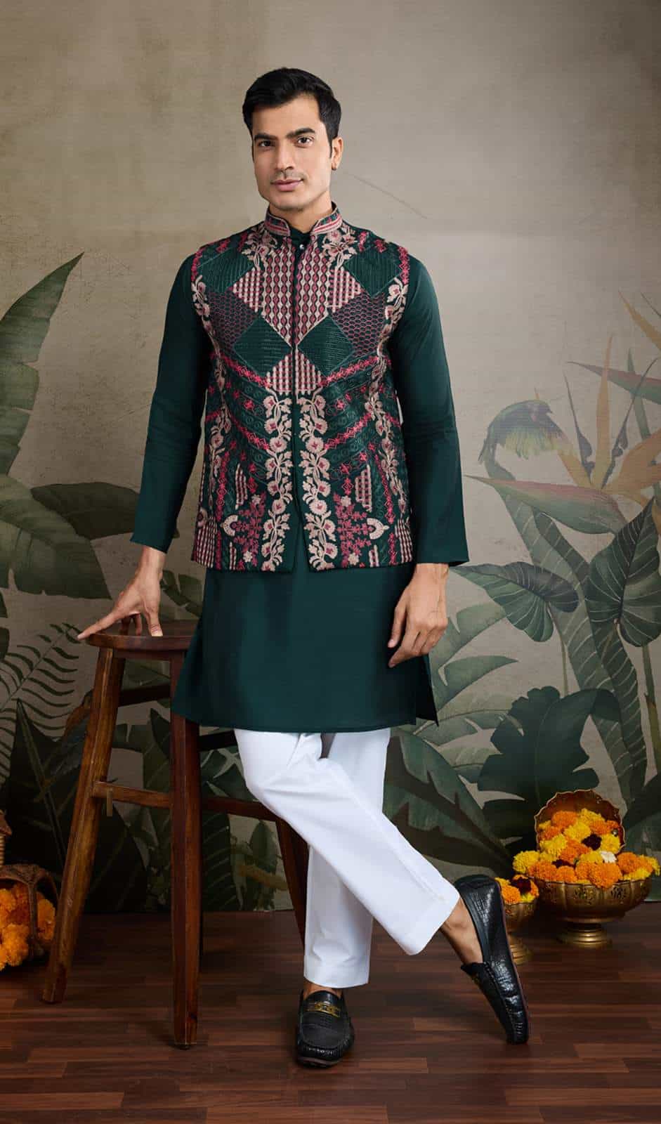 Silk Fabric Kurta for Festive Wear